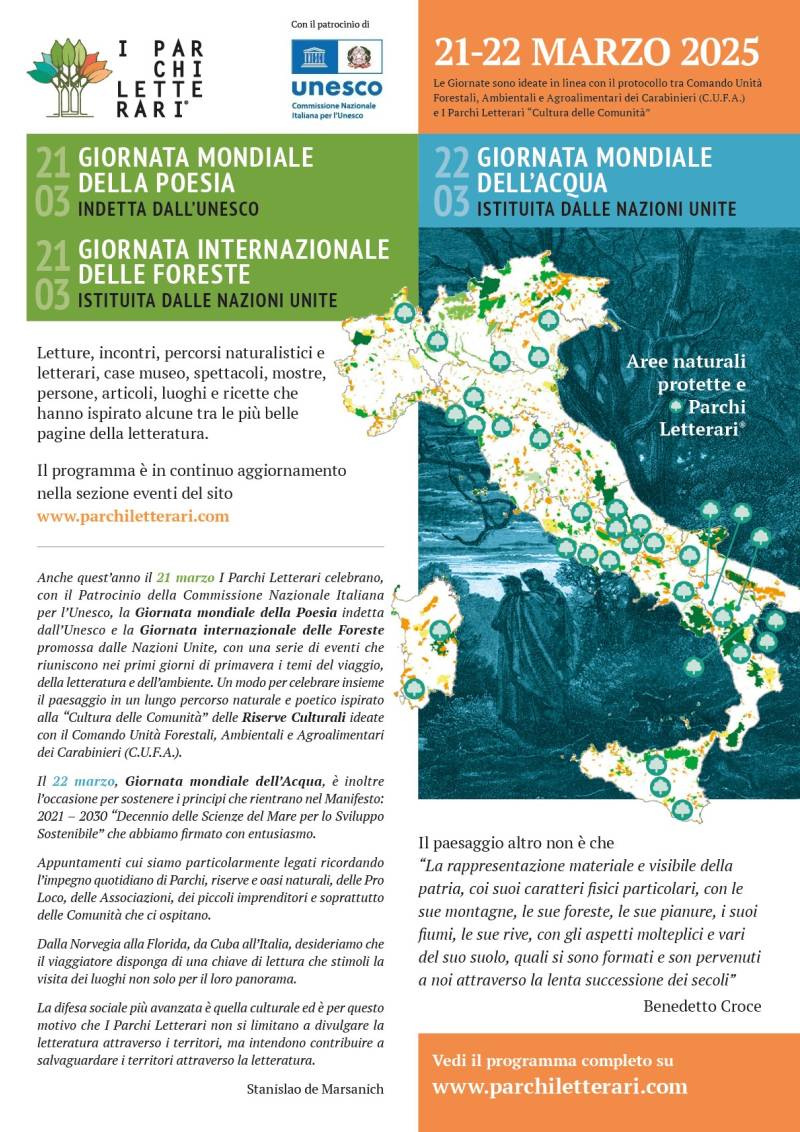 Foto: Giornate della Poesia, delle Foreste e dell'Acqua nei Parchi Letterari 
