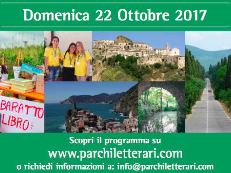 Parco: Giornata Nazionale de I Parchi Letterari, terza edizione