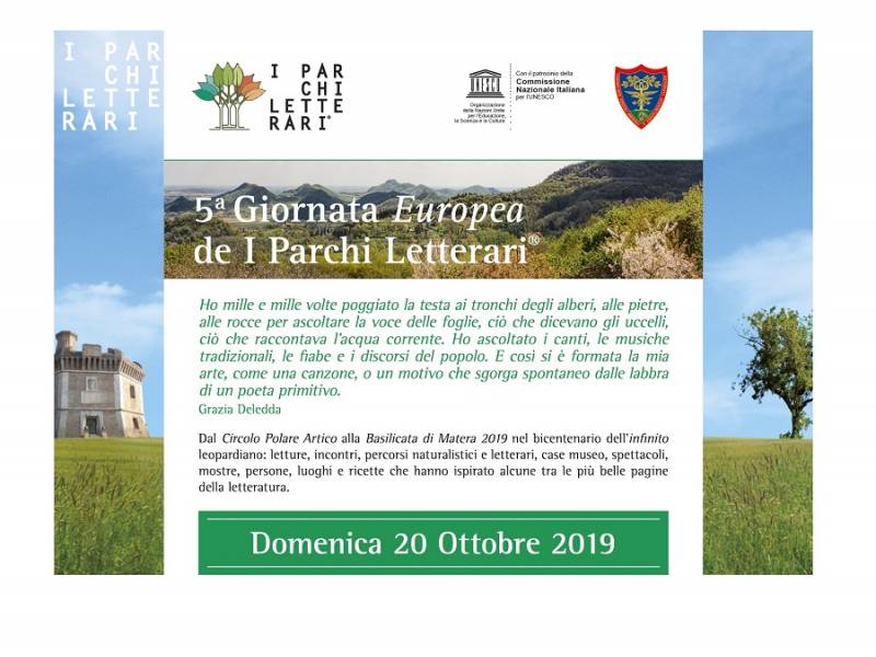 Parco: 5° Giornata Europea dei Parchi Letterari 