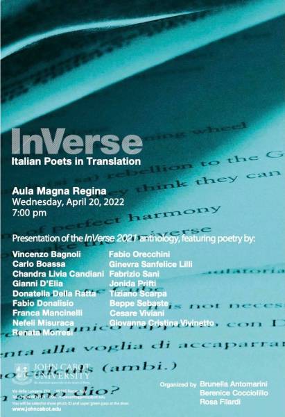 Parco: InVerse 2022 alla  John Cabot University 