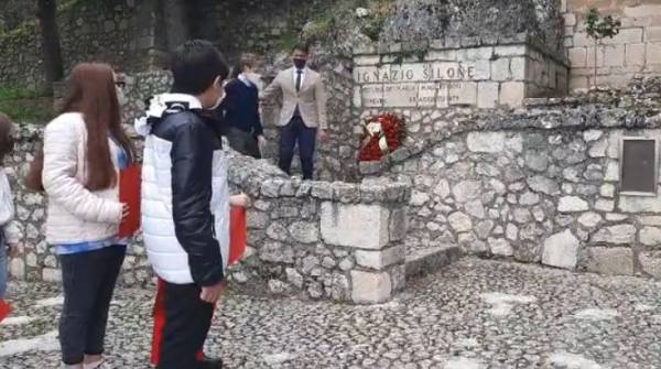 Parco: Pescina,Cerimonia per il 122° Anniversario della nascita di Ignazio Silone