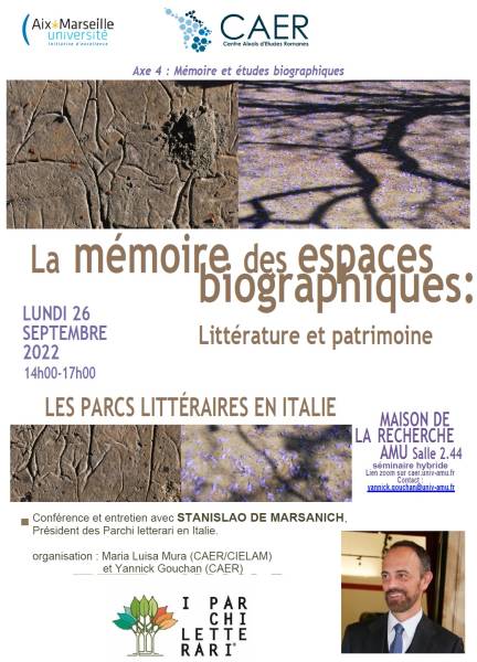 Parco: Les Parcs Littéraires en Italie. Geografia e paesaggi letterari in Italia