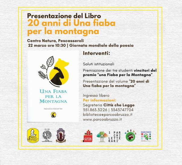 Parco: 20 anni di Una fiaba per la montagna nel Parco Nazionale d'Abruzzo Lazio e Molise
