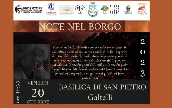 Note nei luoghi sacri del borgo di Canne al vento caro a Grazia Deledda 