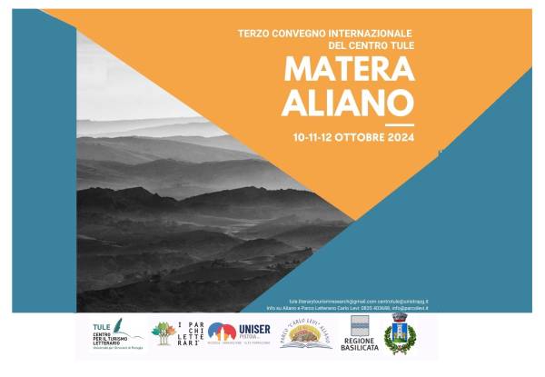 Parco: Programma III Convegno internazionale del Centro per il Turismo Letterario. Matera, Aliano, Valsinni