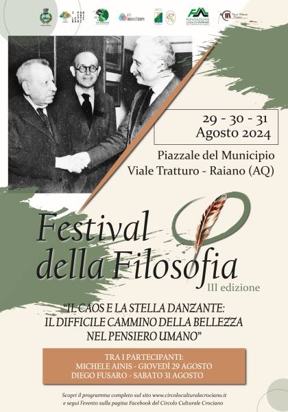 Parco: Festival della Filosofia di Raiano - Terza Edizione