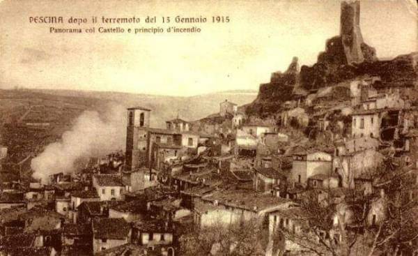 Parco:  13 Gennaio 1915 - 13 gennaio 2025. 110° Anniversario del Terremoto della Marsica