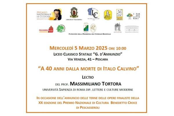 Parco: A 40 anni dalla morte di Italo Calvino