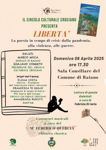 Parco: Libertà. La poesia in tempo di crisi: dalla pandemia, alla violenza, alle guerre