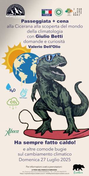 Parco: Ha sempre fatto caldo e altre comode bugie sul cambiamento climatico. Passeggiata con cena nel PNALM