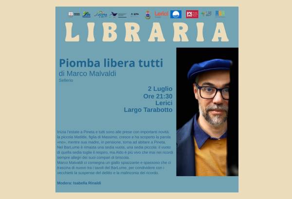 Parco: Piomba libera tutti. Marco Malvaldi a Lerici