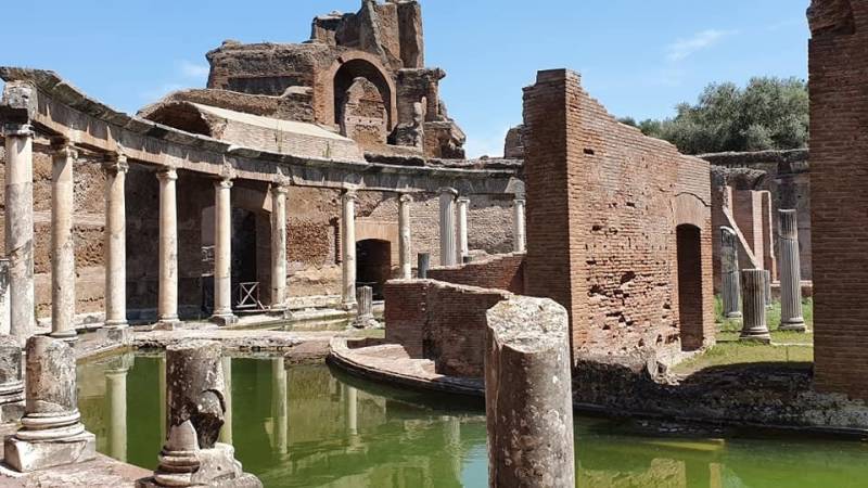 Marguerite Yourcenar e le antiche vestigia di Villa Adriana 