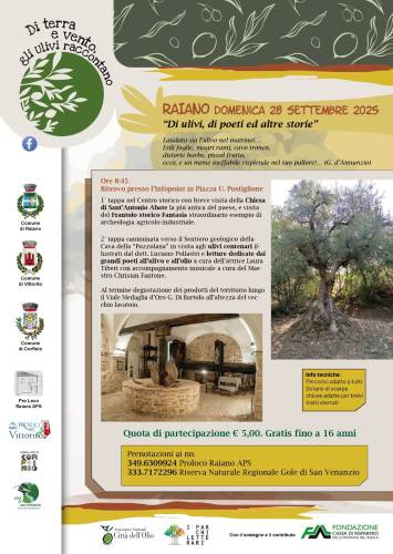 Parco: Di ulivi, di poeti e altre storie a Raiano