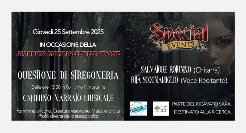 Parco: Questione di Stregoneria nella Foresta di Pescasseroli per la Giornata mondiale sulle Atassie