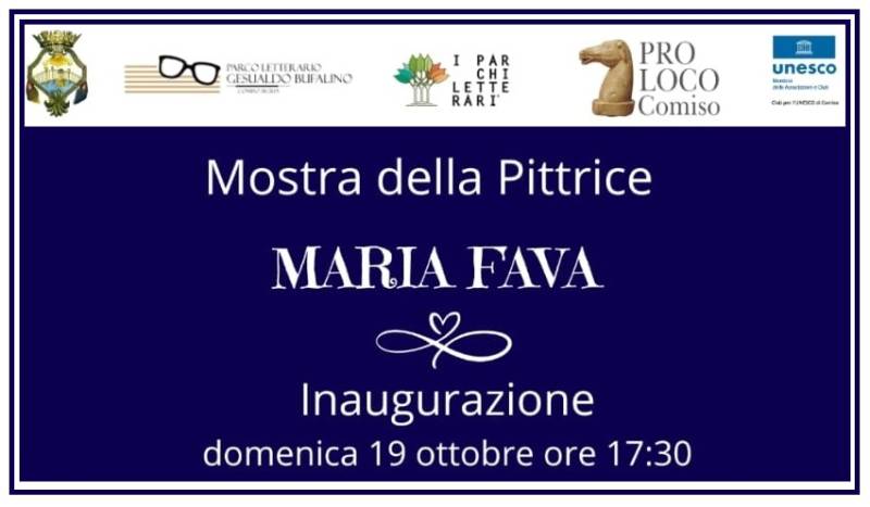 Foto: Mostra pittorica di Maria Fava a Comiso 