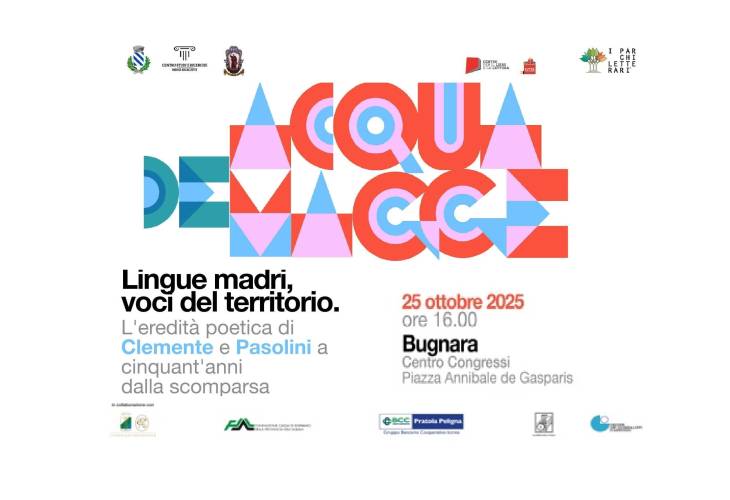 Parco: Lingue madri, voci del territorio: Clemente e Pasolini a cinquant'anni dalla scomparsa