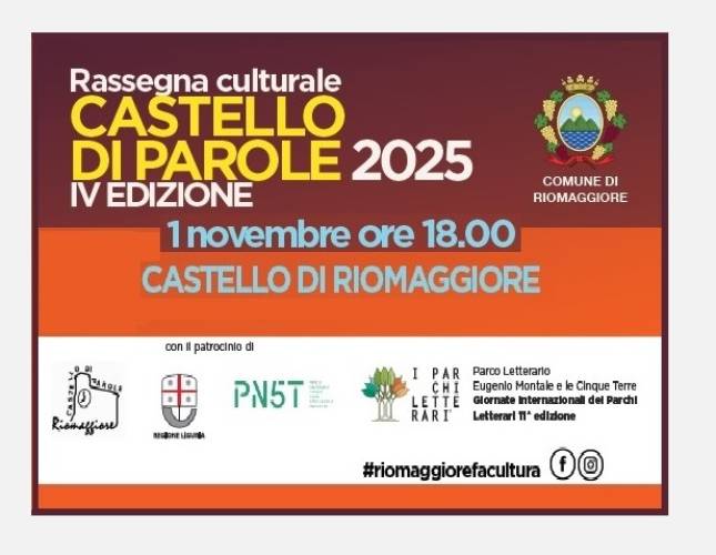 Foto: Castello di Parole a Riomaggiore: tre libri per tracciare le mappe dell’invisibile