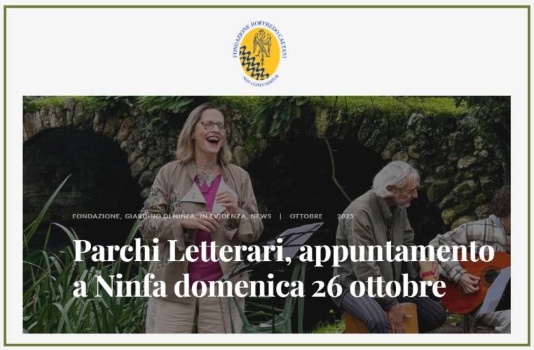 Foto: Flowers: Fiori d’Inchiostro nel Giardino di Ninfa